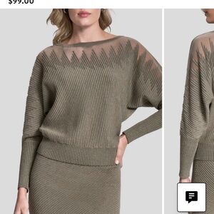 DKNY illusion sweater